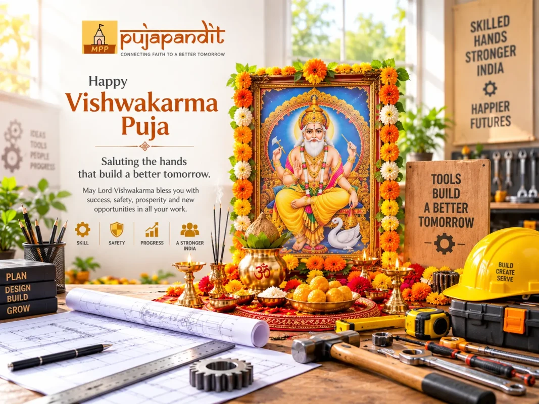 विश्वकर्मा पूजा आरती संपूर्ण पाठ विधि और धार्मिक महत्व