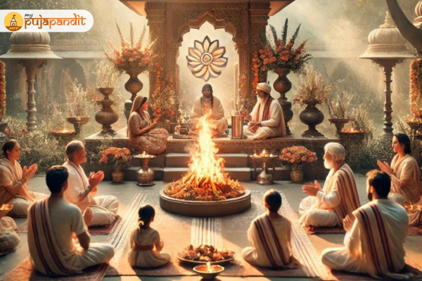 Book a Pandit Online for Ayush Havan | MyPujaPandit