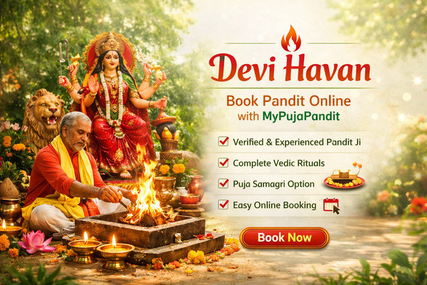 Devi Havan: Significance, Benefits & Book Pandit Online Easily