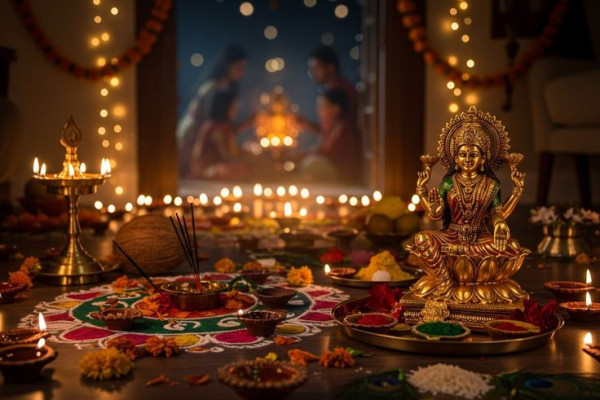 Diwali Lakshmi Puja 2025 – Book Pandit for Prosperity & Wealth Puja | MyPujaPandit