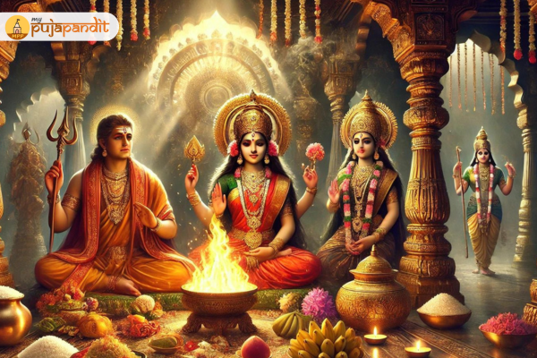 Book Pandit Online For Lakshmi Kubera Havan | MyPujaPandit