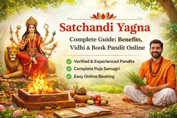 Satchandi Yagna 2026: Benefits, Puja Vidhi & Book Pandit Online Easily