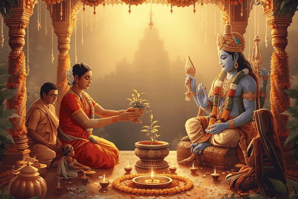 Pandit for Tulsi Vivah Puja